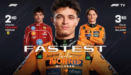 F1意大利站三练：诺里斯全场最快，勒克莱尔第2，汉密尔顿第7